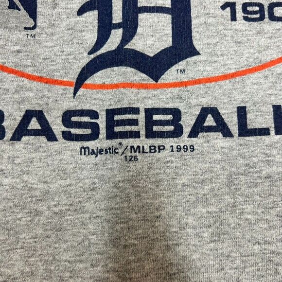 Vintage Detroit Tigers Baseball 1999 T-Shirt Mens XL 90s Majestic - Picture 4 of 5